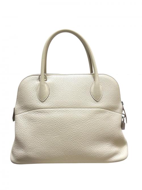 HERMES（エルメス）HERMES (エルメス) ボリード 31/シルバー金具/トリヨンクレマンス/ライトグレー/Y刻印 ライトグレー サイズ:31の古着・服飾アイテム