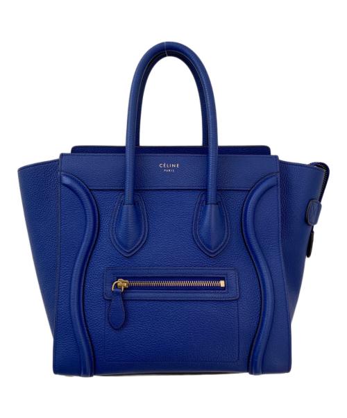 CELINE（セリーヌ）CELINE (セリーヌ) ラゲージ マイクロ ブルー サイズ:マイクロの古着・服飾アイテム