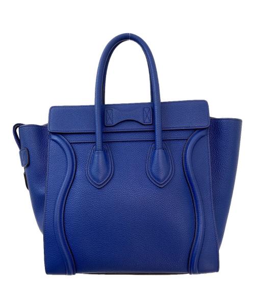 CELINE（セリーヌ）CELINE (セリーヌ) ラゲージ マイクロ ブルー サイズ:マイクロの古着・服飾アイテム