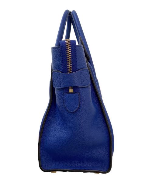 CELINE（セリーヌ）CELINE (セリーヌ) ラゲージ マイクロ ブルー サイズ:マイクロの古着・服飾アイテム