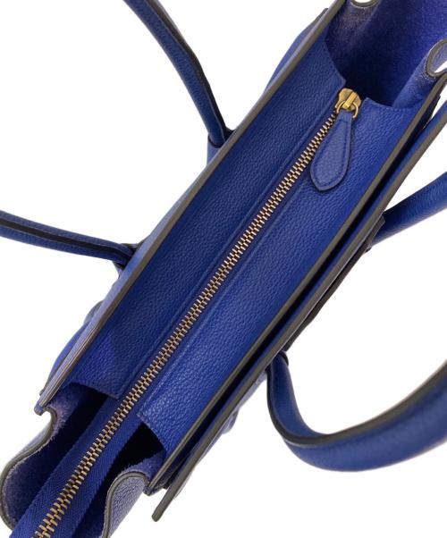 CELINE（セリーヌ）CELINE (セリーヌ) ラゲージ マイクロ ブルー サイズ:マイクロの古着・服飾アイテム