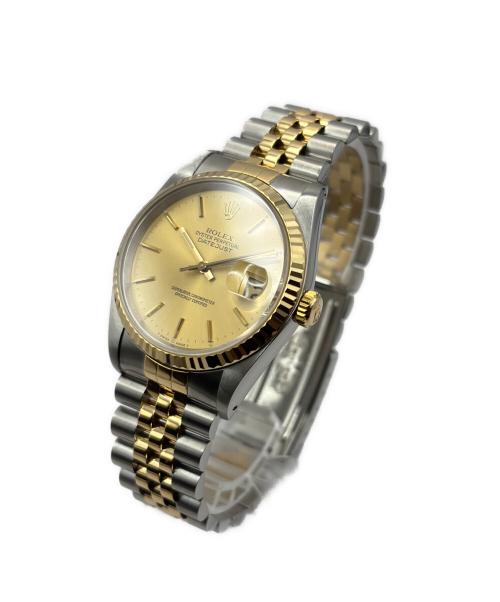 ROLEX（ロレックス）ROLEX (ロレックス) DATEJUST 36  デイトジャスト 36mm  Ref.16234 シャンパンゴールド サイズ:36mm/19.5cmの古着・服飾アイテム