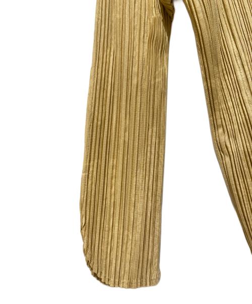 PLEATS PLEASE（プリーツプリーズ）PLEATS PLEASE (プリーツプリーズ) 総柄シャツ ベージュ サイズ:3の古着・服飾アイテム