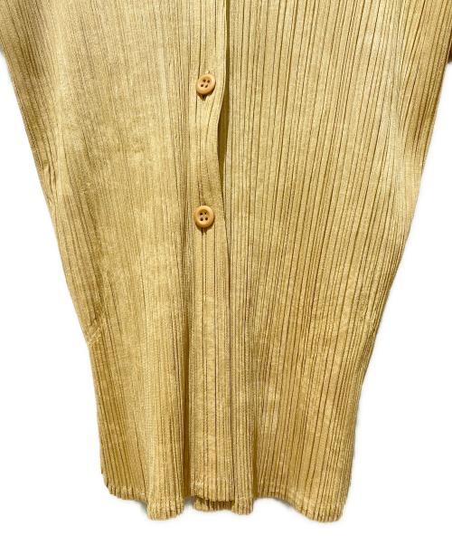 PLEATS PLEASE（プリーツプリーズ）PLEATS PLEASE (プリーツプリーズ) 総柄シャツ ベージュ サイズ:3の古着・服飾アイテム