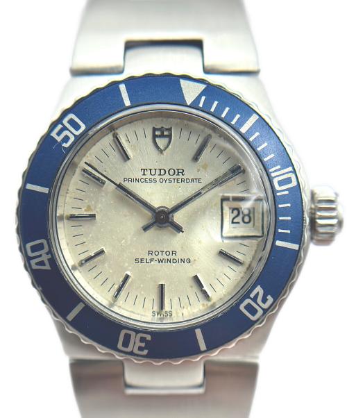 Tudor（チューダー）Tudor (チューダー) Diver Chrono Time Princess Oysterdate プリンセス オイスターデイトRef:9323/0S 青文字盤 サイズ:24.5cm/15cmの古着・服飾アイテム