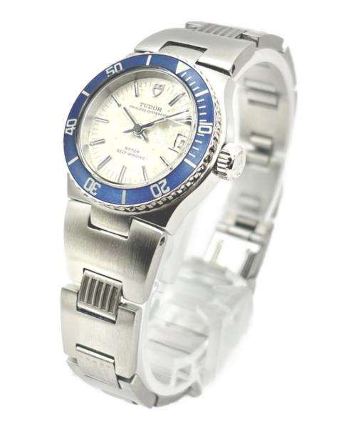Tudor（チューダー）Tudor (チューダー) Diver Chrono Time Princess Oysterdate プリンセス オイスターデイトRef:9323/0S 青文字盤 サイズ:24.5cm/15cmの古着・服飾アイテム