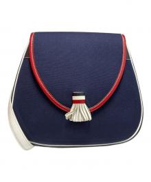 HERMES（エルメス）の古着「タッセル付きショルダーバッグ」｜トリコロールカラー