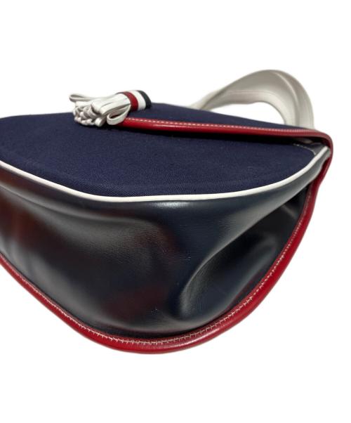 HERMES（エルメス）HERMES (エルメス) タッセル付きショルダーバッグ トリコロールカラーの古着・服飾アイテム