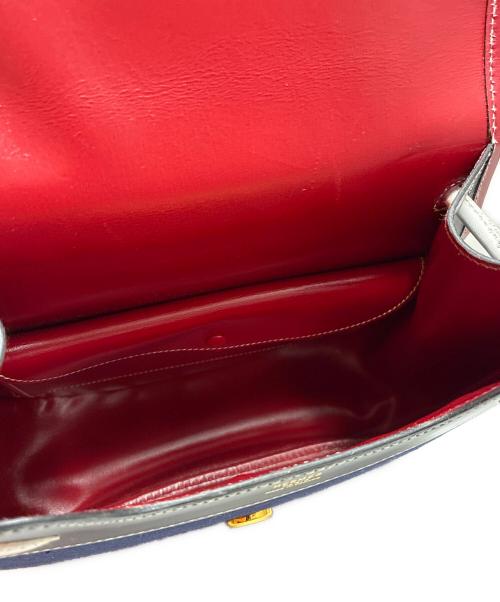 HERMES（エルメス）HERMES (エルメス) タッセル付きショルダーバッグ トリコロールカラーの古着・服飾アイテム