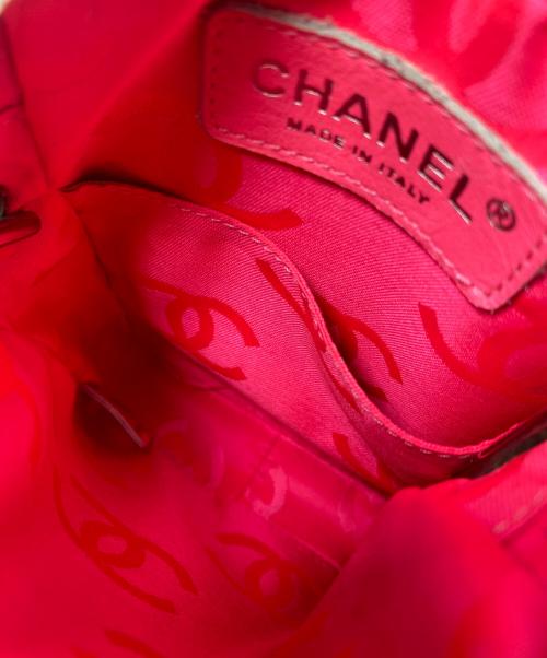 CHANEL（シャネル）CHANEL (シャネル) カンボン/レザーショルダーバッグ ホワイトの古着・服飾アイテム