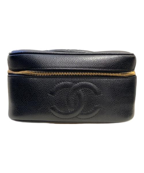 CHANEL（シャネル）CHANEL (シャネル) バニティバッグ ブラックの古着・服飾アイテム