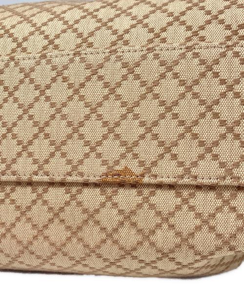 GUCCI（グッチ）GUCCI (グッチ) スーキー/ディアマンテハンドバッグ ベージュの古着・服飾アイテム