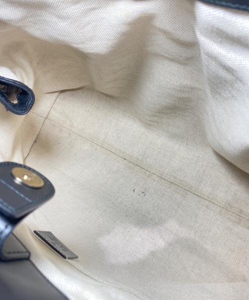 GUCCI（グッチ）GUCCI (グッチ) スーキー/ディアマンテハンドバッグ ベージュの古着・服飾アイテム