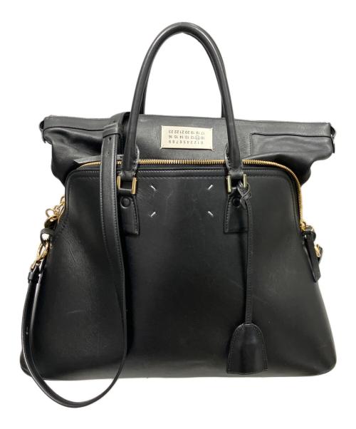 Maison Margiela（メゾンマルジェラ）Maison Margiela (メゾンマルジェラ) 5AC ラージ 2WAYショルダーバッグ ブラック サイズ:ラージの古着・服飾アイテム