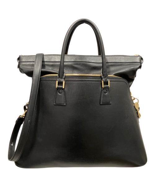 Maison Margiela（メゾンマルジェラ）Maison Margiela (メゾンマルジェラ) 5AC ラージ 2WAYショルダーバッグ ブラック サイズ:ラージの古着・服飾アイテム