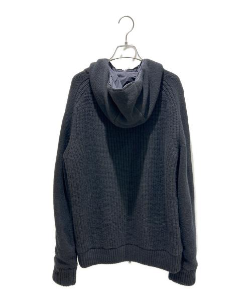 HERNO（ヘルノ）HERNO (ヘルノ) リバーシブルジップパーカー ブラック サイズ:48の古着・服飾アイテム