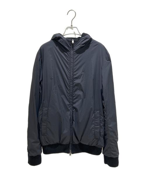 HERNO（ヘルノ）HERNO (ヘルノ) リバーシブルジップパーカー ブラック サイズ:48の古着・服飾アイテム