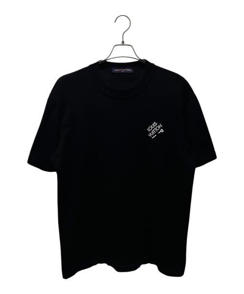 LOUIS VUITTON（ルイ ヴィトン）LOUIS VUITTON (ルイ ヴィトン) シグネチャーショートスリーブTシャツ ブラック サイズ:XLの古着・服飾アイテム