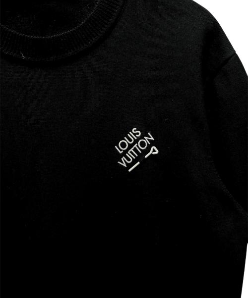LOUIS VUITTON（ルイ ヴィトン）LOUIS VUITTON (ルイ ヴィトン) シグネチャーショートスリーブTシャツ ブラック サイズ:XLの古着・服飾アイテム
