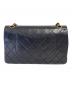 CHANEL (シャネル) マトラッセ25 Wフラップチェーンショルダーバッグ ブラック サイズ:25：550000円