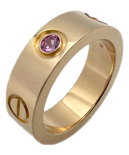 Cartier（カルティエ）Cartier (カルティエ) ラブリング 1Pピンクサファイア サイズ:48の古着・服飾アイテム