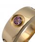 Cartier (カルティエ) ラブリング 1Pピンクサファイア サイズ:48：170000円