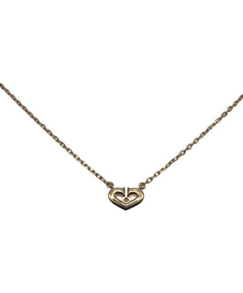 Cartier（カルティエ）Cartier (カルティエ) Cハート　ピンクサファイアネックレス サイズ:-の古着・服飾アイテム