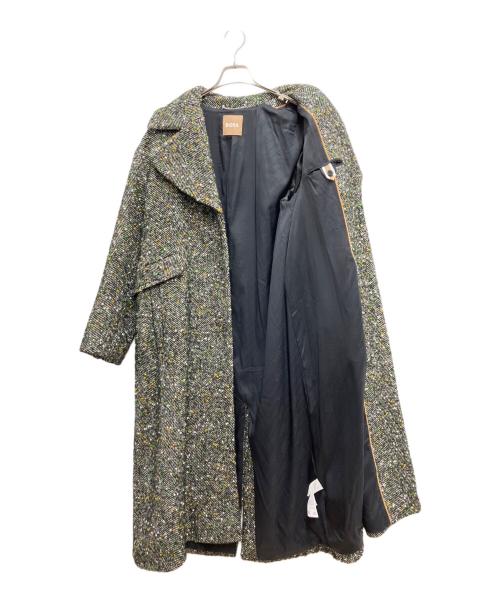 BOSS（ボス）BOSS (ボス) ツイードコート ブラック サイズ:36の古着・服飾アイテム