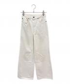 THE ROWザ ロウ）の古着「ワイドデニムパンツ」｜ホワイト