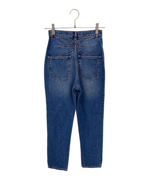ALAIA（アライア）ALAIA (アライア) ブルー ハイウエスト ストレートジーンズ インディゴ サイズ:36の古着・服飾アイテム