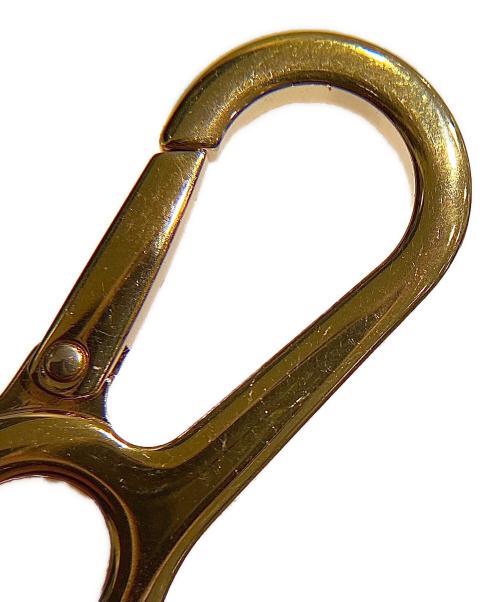 LOEWE（ロエベ）LOEWE (ロエベ) ドーナツチェーンショルダーストラップ ゴールド×カーキの古着・服飾アイテム