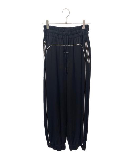 DRIES VAN NOTEN（ドリスヴァンノッテン）DRIES VAN NOTEN (ドリスヴァンノッテン) サテンイージーパンツ ブラック サイズ:Sの古着・服飾アイテム
