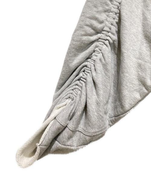 DRIES VAN NOTEN（ドリスヴァンノッテン）DRIES VAN NOTEN (ドリスヴァンノッテン) ギャザープリントスウェット グレー サイズ:Mの古着・服飾アイテム