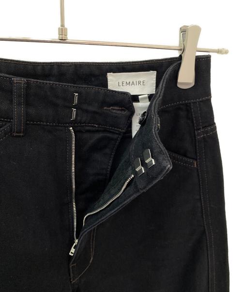 LEMAIRE（ルメール）LEMAIRE (ルメール) ワイドブラックカーブデニム ブラック サイズ:34の古着・服飾アイテム