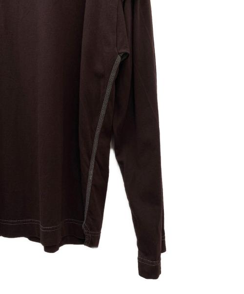 FUMIKA UCHIDA（フミカウチダ）FUMIKA UCHIDA (フミカウチダ) DOUBLE SLEEVE TEE ブラウン サイズ:Mの古着・服飾アイテム