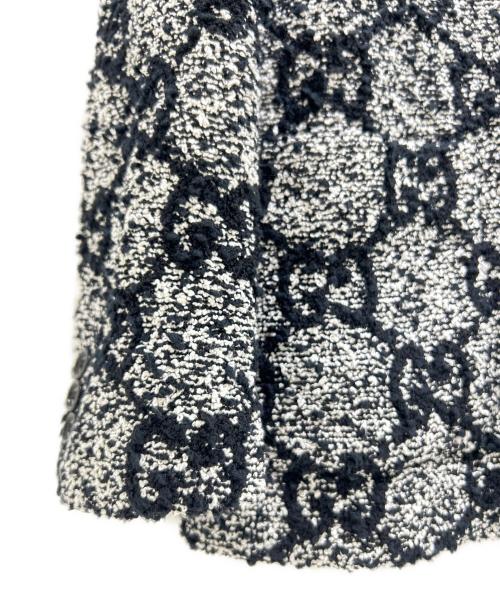 GUCCI（グッチ）GUCCI (グッチ) ツイードジャケット ブラック サイズ:44の古着・服飾アイテム