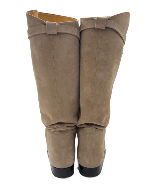 HERMES（エルメス）HERMES (エルメス) ロングブーツ ベージュ サイズ:36　1/2の古着・服飾アイテム