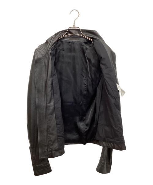 RICK OWENS（リックオウエンス）RICK OWENS (リックオウエンス) レザージャケット ブラック サイズ:SIZE 50の古着・服飾アイテム