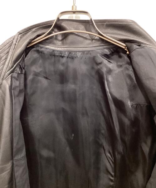 RICK OWENS（リックオウエンス）RICK OWENS (リックオウエンス) レザージャケット ブラック サイズ:SIZE 50の古着・服飾アイテム