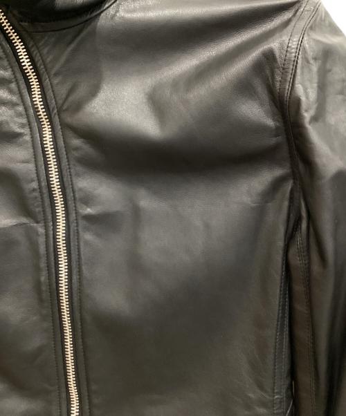 RICK OWENS（リックオウエンス）RICK OWENS (リックオウエンス) レザージャケット ブラック サイズ:SIZE 50の古着・服飾アイテム