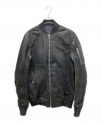 RICK OWENSリックオウエンス）の古着「MA-1ジャケット」｜ブラック