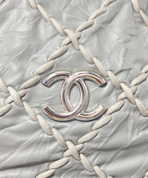 CHANEL（シャネル）CHANEL (シャネル) ウルトラステッチラムスキンショルダーバッグ グレー サイズ:-の古着・服飾アイテム