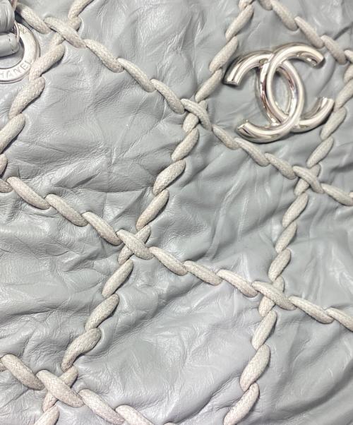 CHANEL（シャネル）CHANEL (シャネル) ウルトラステッチラムスキンショルダーバッグ グレー サイズ:-の古着・服飾アイテム