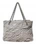 CHANEL (シャネル) ウルトラステッチラムスキンショルダーバッグ グレー サイズ:-：250000円