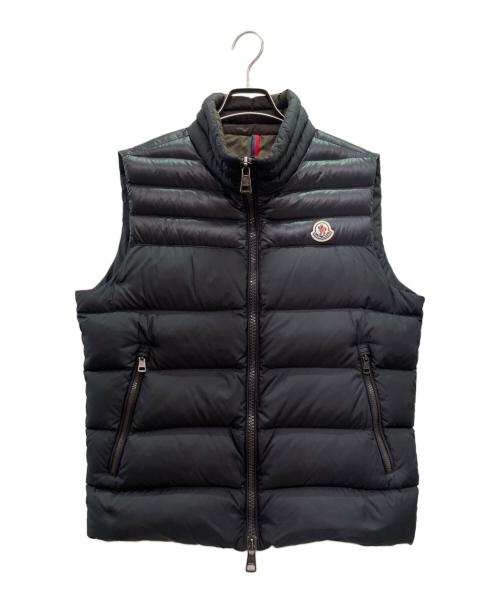 MONCLER（モンクレール）MONCLER (モンクレール) DUPRES GILET/デュプレス ジレ ダウンベスト ブラック サイズ:２の古着・服飾アイテム