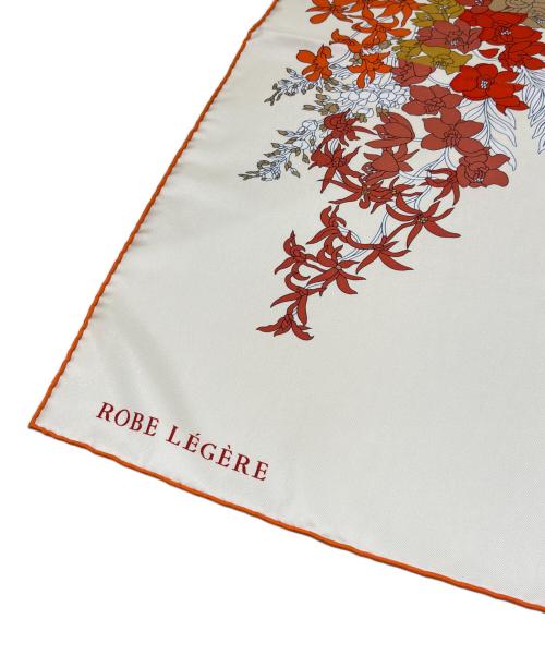 HERMES（エルメス）HERMES (エルメス) カレ140 オフホワイト×オレンジ サイズ:140 未使用品の古着・服飾アイテム