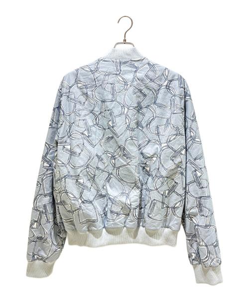 HERMES（エルメス）HERMES (エルメス) リバーシブルブルゾン グレー サイズ:52の古着・服飾アイテム