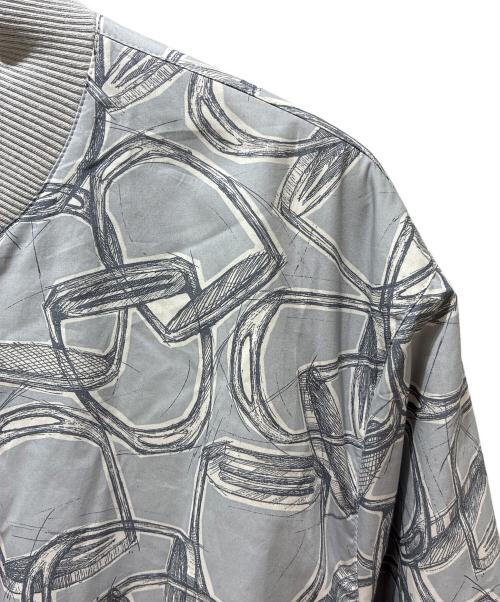 HERMES（エルメス）HERMES (エルメス) リバーシブルブルゾン グレー サイズ:52の古着・服飾アイテム