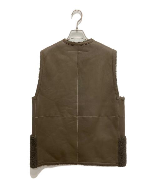 toogood（トゥーグッド）toogood (トゥーグッド) レザーベスト ブラウン サイズ:Mの古着・服飾アイテム