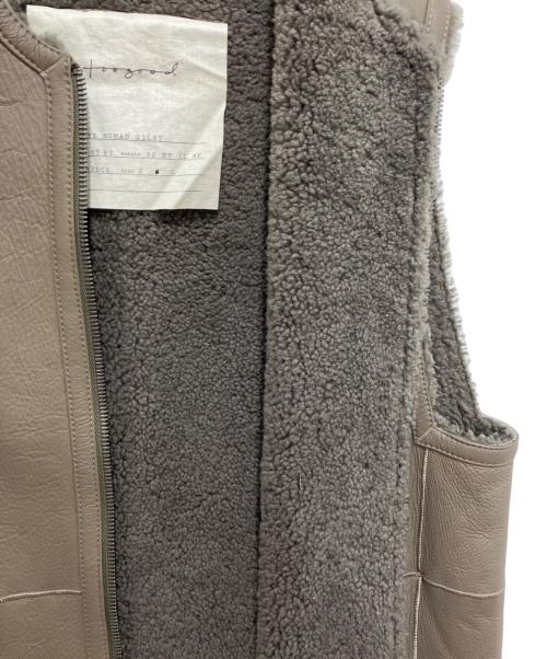 toogood（トゥーグッド）toogood (トゥーグッド) レザーベスト ブラウン サイズ:Mの古着・服飾アイテム